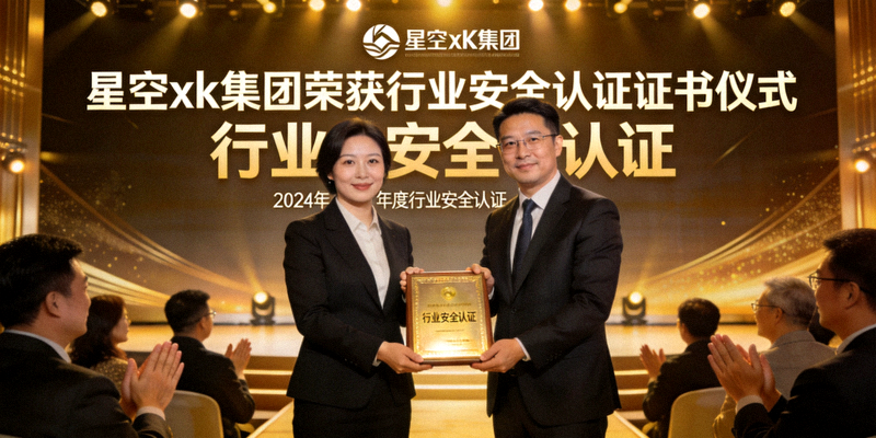 星空xk集团荣获行业安全认证证书仪式